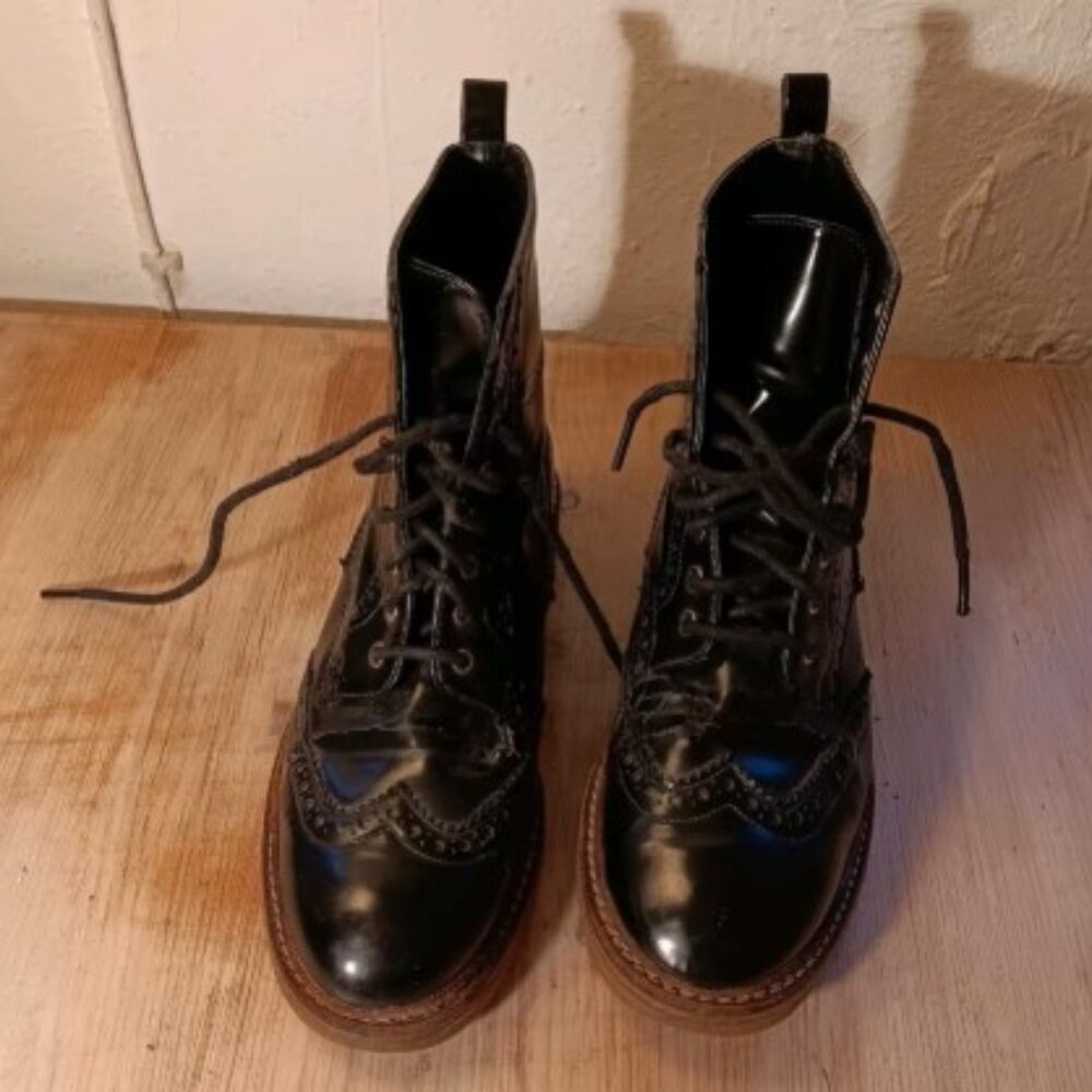 Patent leather Zara ankle boots - Picture 5 of 5